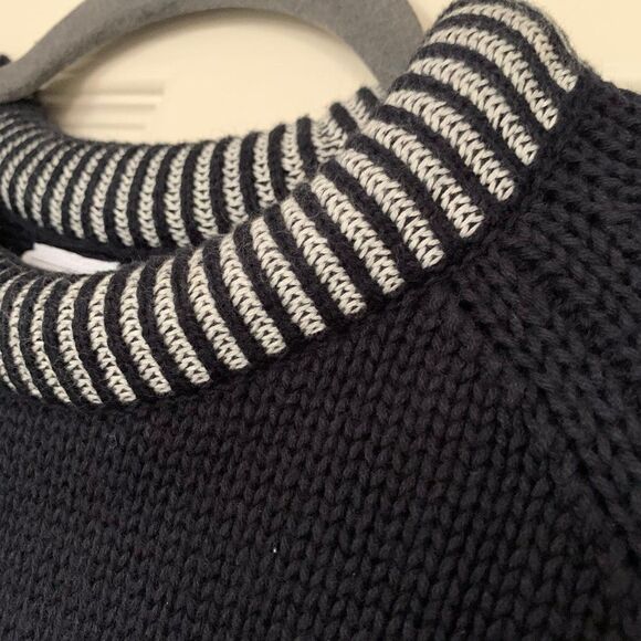 Asos Maternity Dark Navy Knit Sweater Crew Neck 2 - Picture 5 of 6